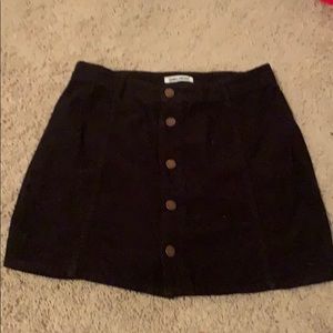 Black Corduroy skirt